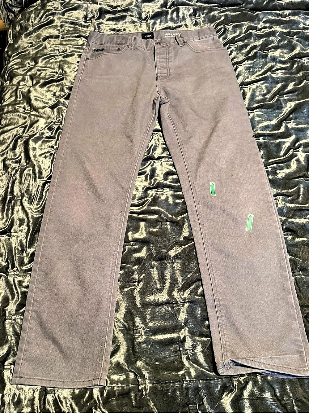 RVCA Men's Gray Pants Waist 32